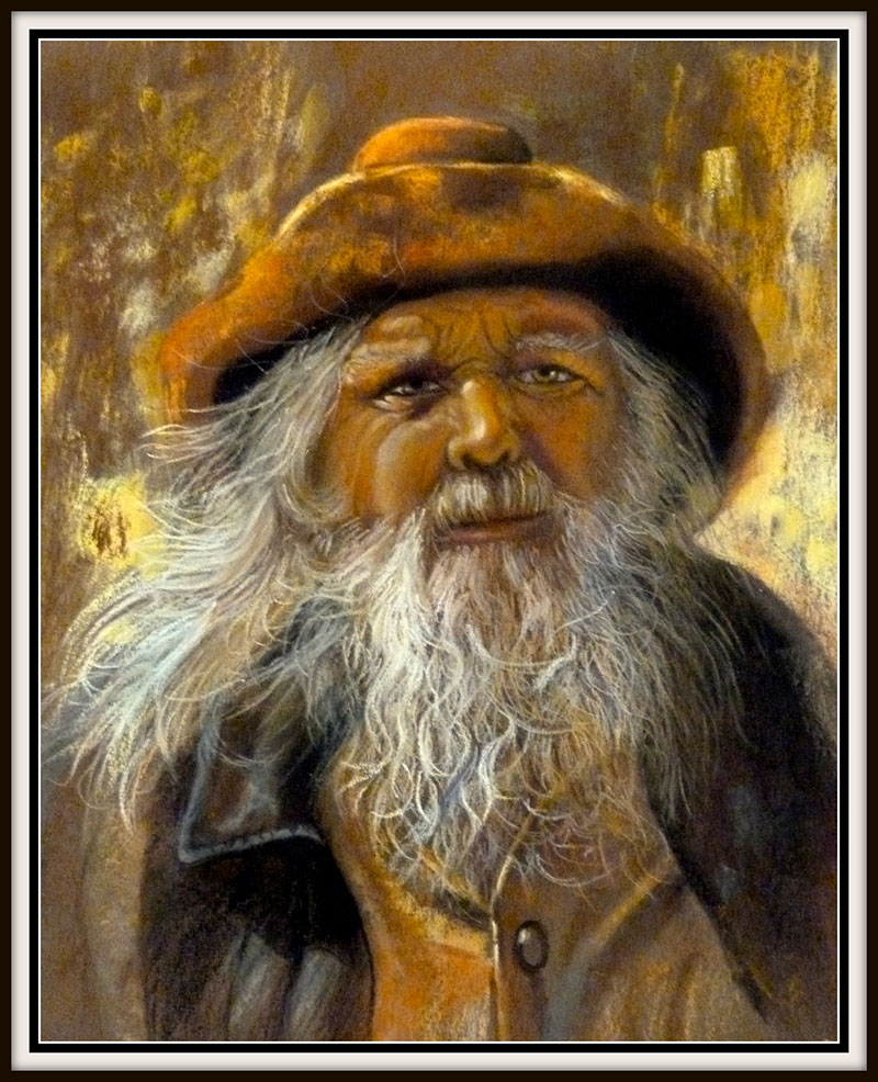 pastel portrait de Francisco